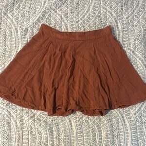 American Eagle Outfitters Terracotta Skater Skirt